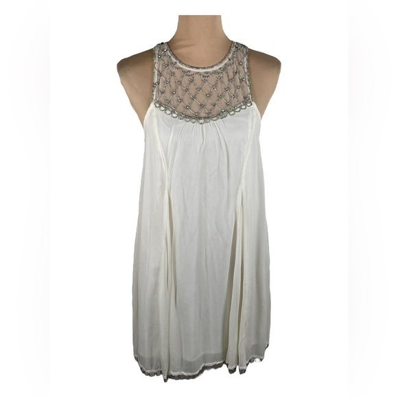 Urban Outfitters KB Glynda Beaded Trapeze Dress Small - Picture 4 of 10